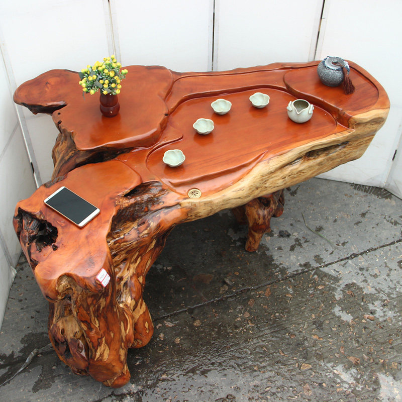 红豆杉 茶桌 随行精品茶台