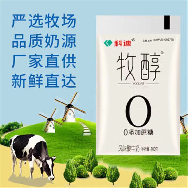 科迪酸奶牧醇无蔗糖袋装160克*15包整箱风味酸牛奶学生早餐奶特鲜