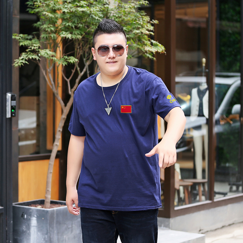 纯棉大码胖男女国旗短袖爱国T恤旅游休闲班服训练服夏季运动上衣|msdalam kategori Pakaian Lelaki, baju-T - dari Buy2taobao.com untuk memberikan perkhidmatan ejen Taobao profesional membeli