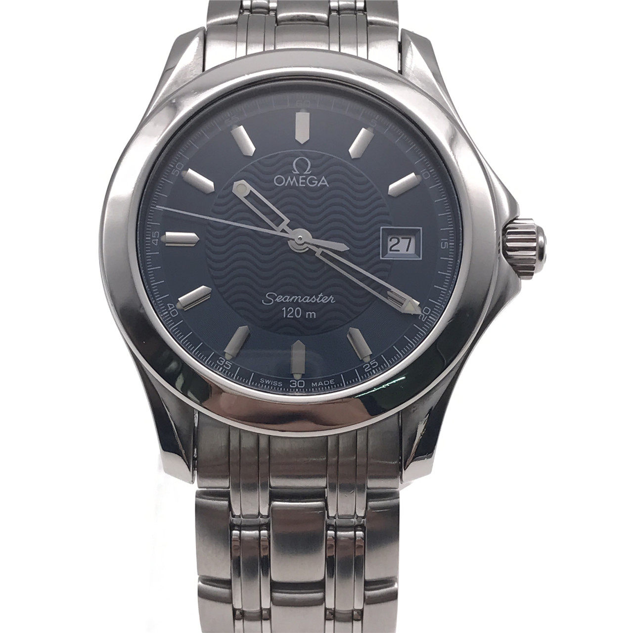 [9.0新]欧米茄海马系列精钢石英男表