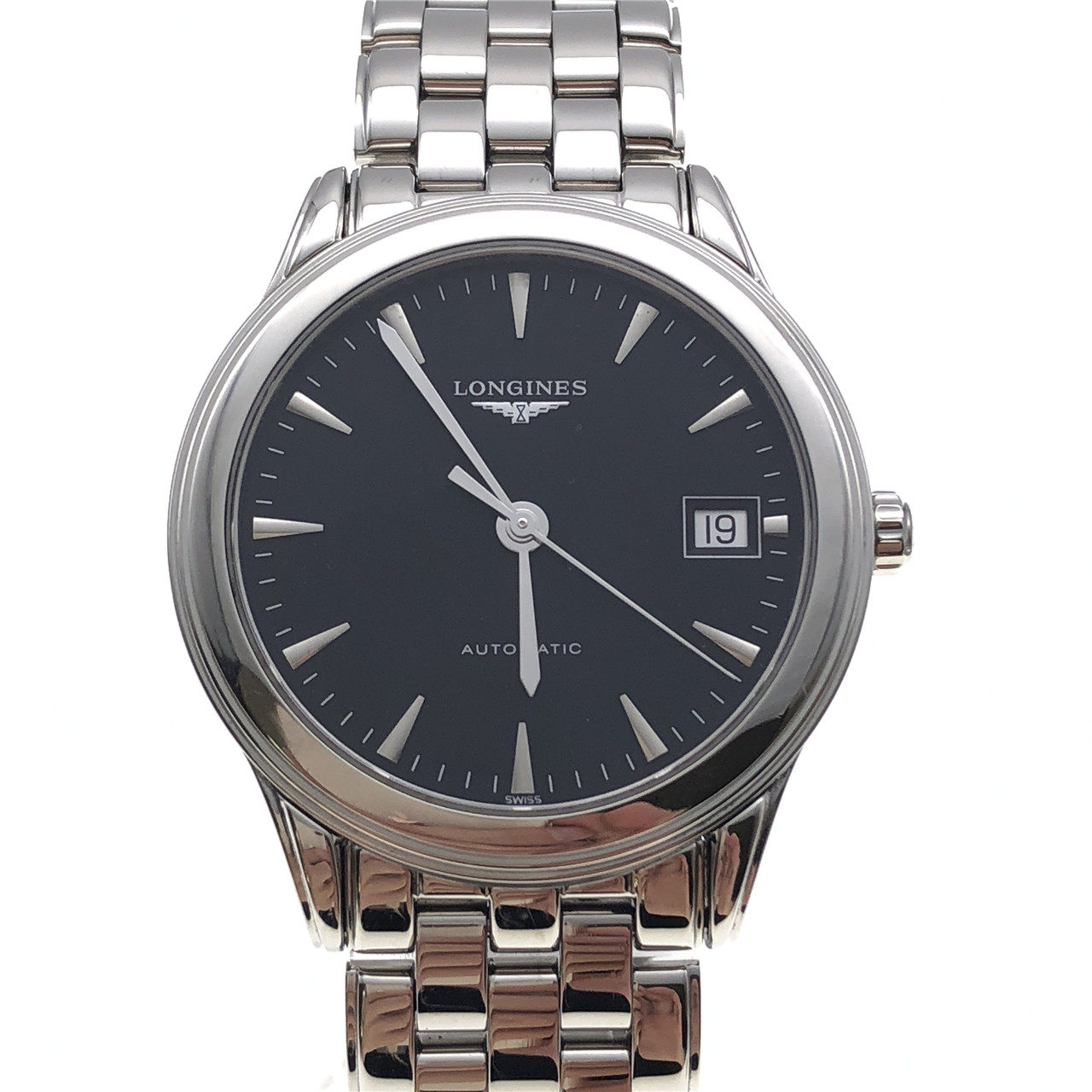 一元拍无保留[9.0新]浪琴军旗系列自动机械男表