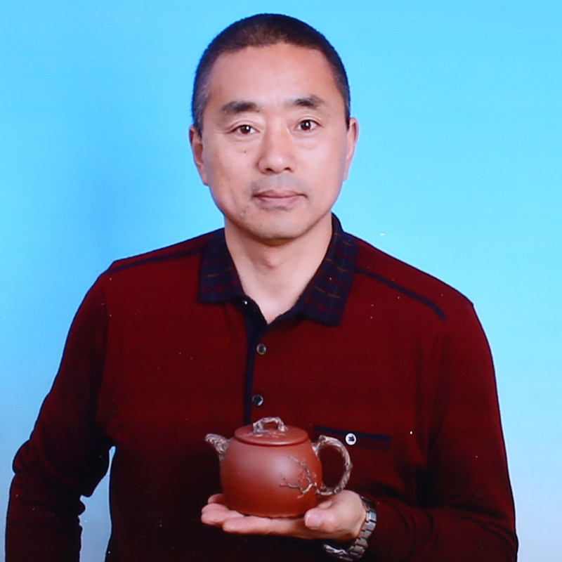 顾国芳 助理工艺美术师 花货 底槽青【冰清壶】宜兴紫砂壶茶壶