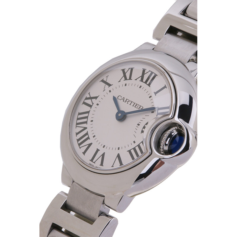 【9.9新】 未使用 卡地亚蓝气球系列石英女表w69010z4