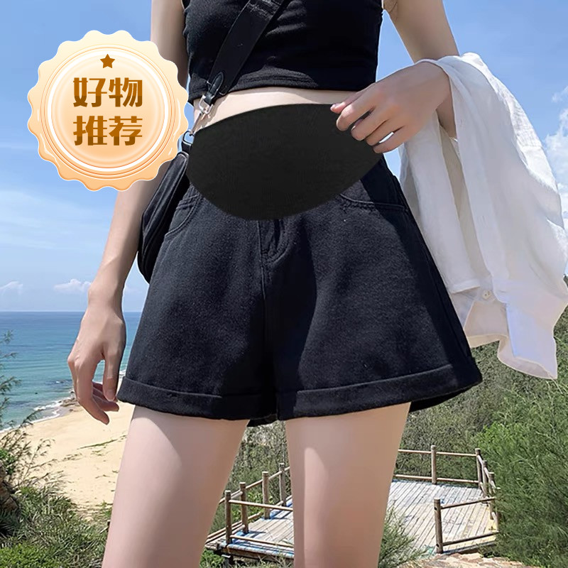 孕妇短裤夏季薄款女夏外穿孕早期孕妇装夏装休闲牛仔打底裤子春夏