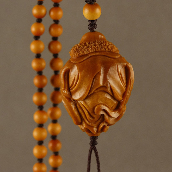 2.1cm 【达摩挂件】淇竹作品