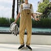 Retro Simplicity leisure time trousers Straight Easy Conjoined Suspenders Haren pants man Overalls rompers Retro Simplicity leisure time trousers Straight Easy Conjoined Suspenders Haren pants man Overalls rompers