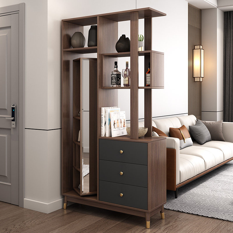 现代简约玄关柜 进门客厅隔断柜入户间厅柜小户型屏风鞋柜一体