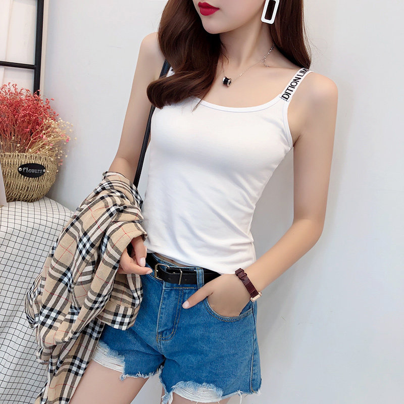 吊带背心女内搭洋气2021纯棉