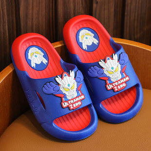 奥特曼拖鞋儿童男夏季赛罗迪迦室内洗澡大小中童男童宝宝儿童拖鞋