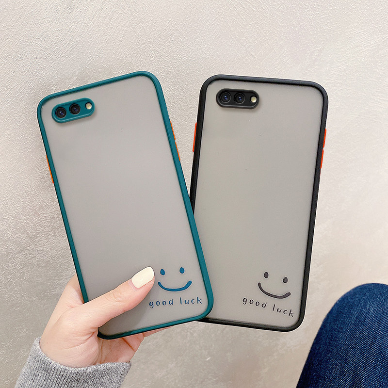 笑脸手机壳oppor9s女款_撞色笑脸oppor11s手机壳r9s保护套r11镜头全包