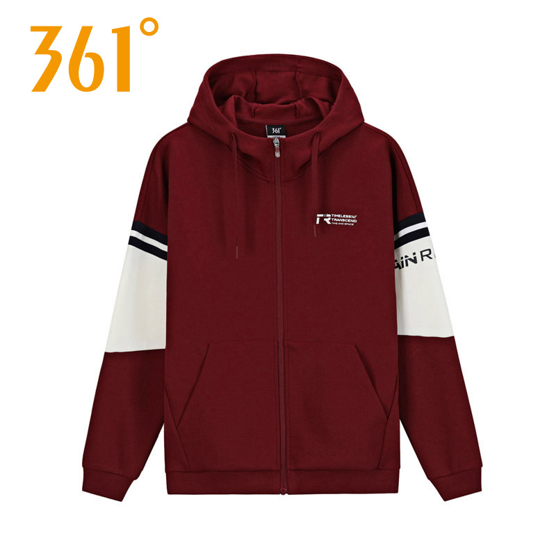 361 motion Sweater Hooded Autumn and winter coat run Athletic Wear 361 Cardigan Long sleeve 551934860in the Sportswear/Casual Clothing , Sports Sweater/Pullover category - from Buy2taobao.com to provide professional Taobao agent buy service