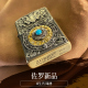 佐罗ZORRO旋转浮雕转盘黄铜防风复古煤油打火机正品创意个性瑞兽