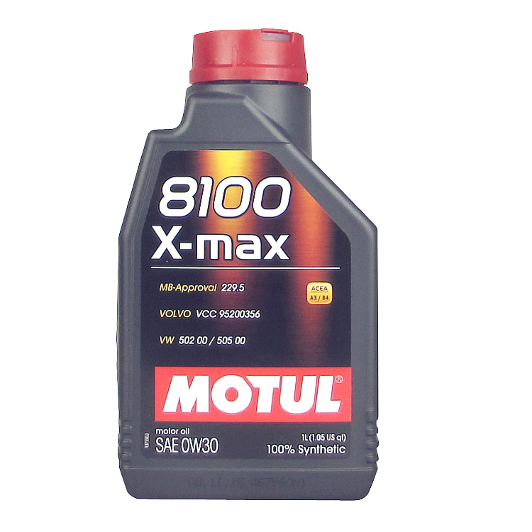 法国原装进口摩特motul8100xmaxa3b40w30全合成机油1升