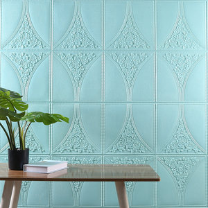 3d立体自粘墙贴软包隔音防撞防水北欧卧室客厅室内装饰艺术背景墙