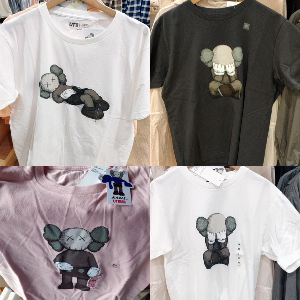 uniqlo优衣库联名kaws联名tokyo特别版短袖t恤芝麻街第三弹