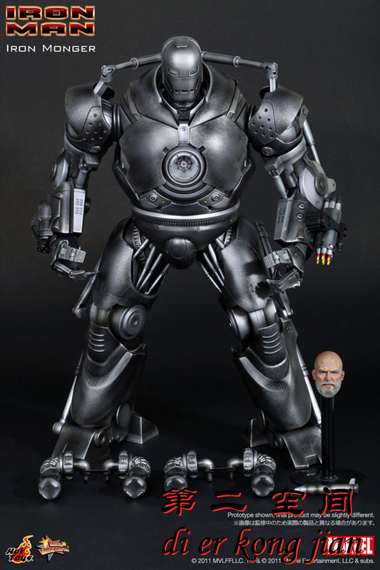 包邮现货 hottoys ht 1/6 钢铁侠 铁芒果铁霸王monger mk1 mms164