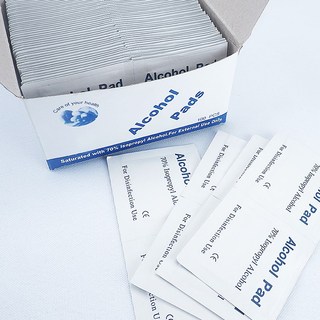 家用一次性alcohol pad酒精棉片消毒片大号伤口杀菌手机清洁湿巾