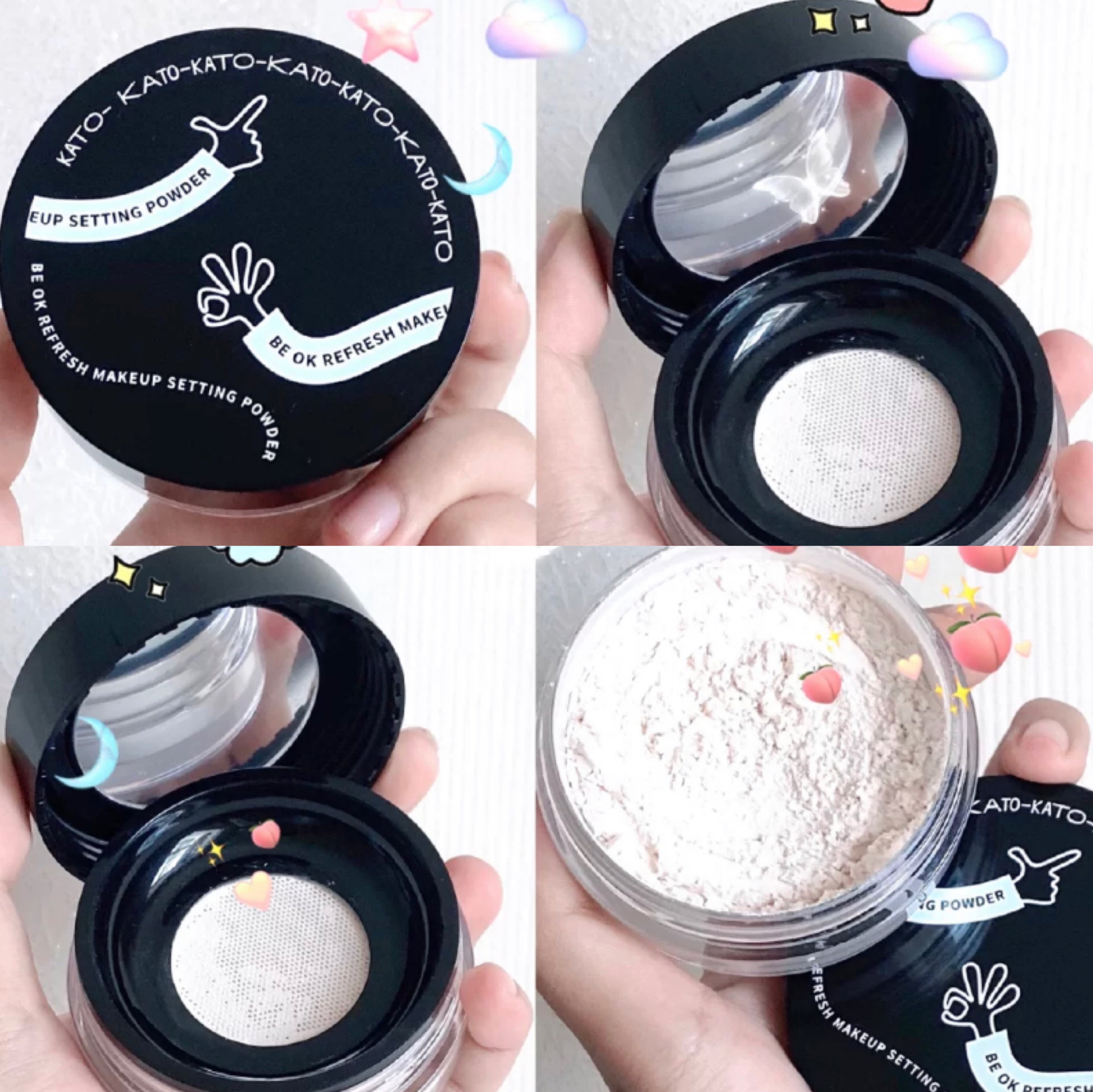 散粉kato定妆修饰肤色蜜粉持久控油遮瑕平价蜜粉