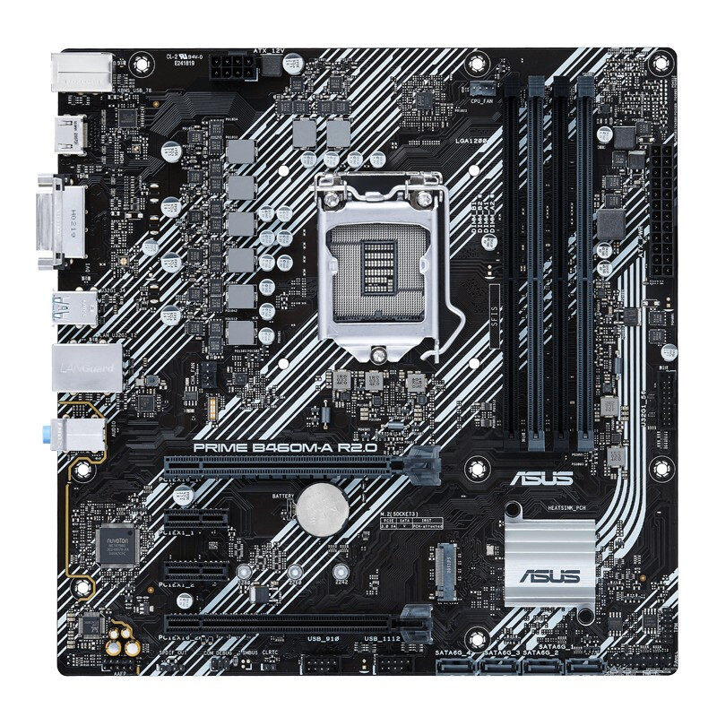 华硕(asus)prime b460m-a r2.0台式主板支持i5 10400/11400 cpu