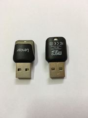 雷克沙 TF卡USB 3.0读卡器MicroSD USHII高速手机迷你读卡器1000X