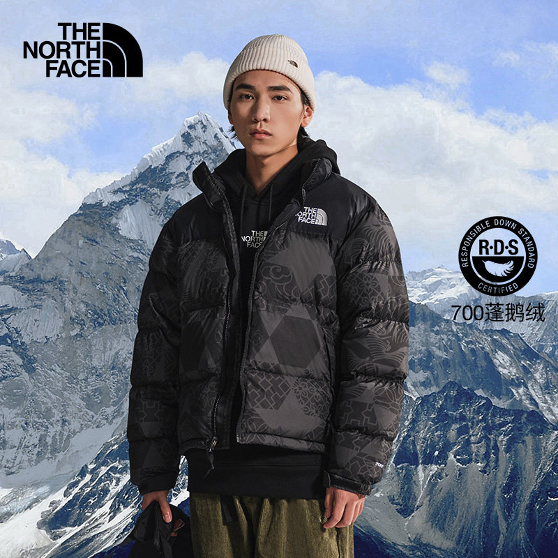 thenorthface北面羽绒服男女同款户外运动保暖连帽冬季防寒服