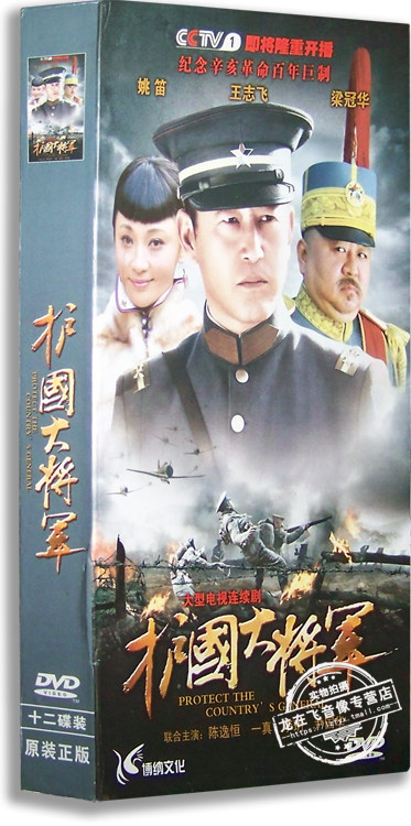 正版电视剧 护国大将军12dvd 精装版 王志飞 姚笛 梁冠华 毛建