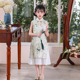 女童旗袍裙夏季2025新款儿童薄款新中式连衣裙女大童女孩国风裙子