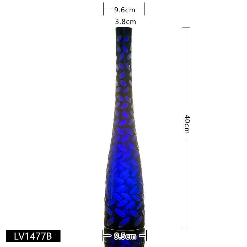 明瑞新款出口水晶无铅玻璃手工磨刻居家客厅玄关装饰简约摆件限量