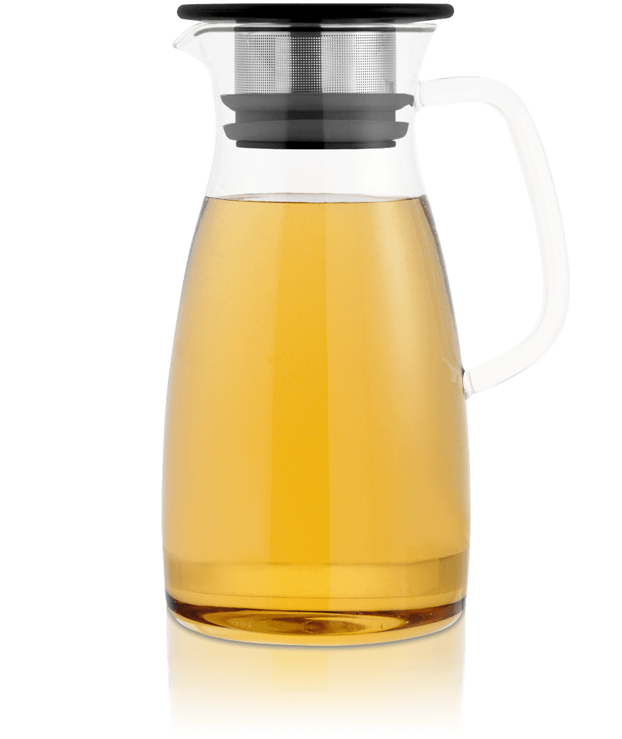 美国forlife正品茶具 硼硅玻璃泡茶壶 薄雾系列柠檬凉茶壶 1.5升