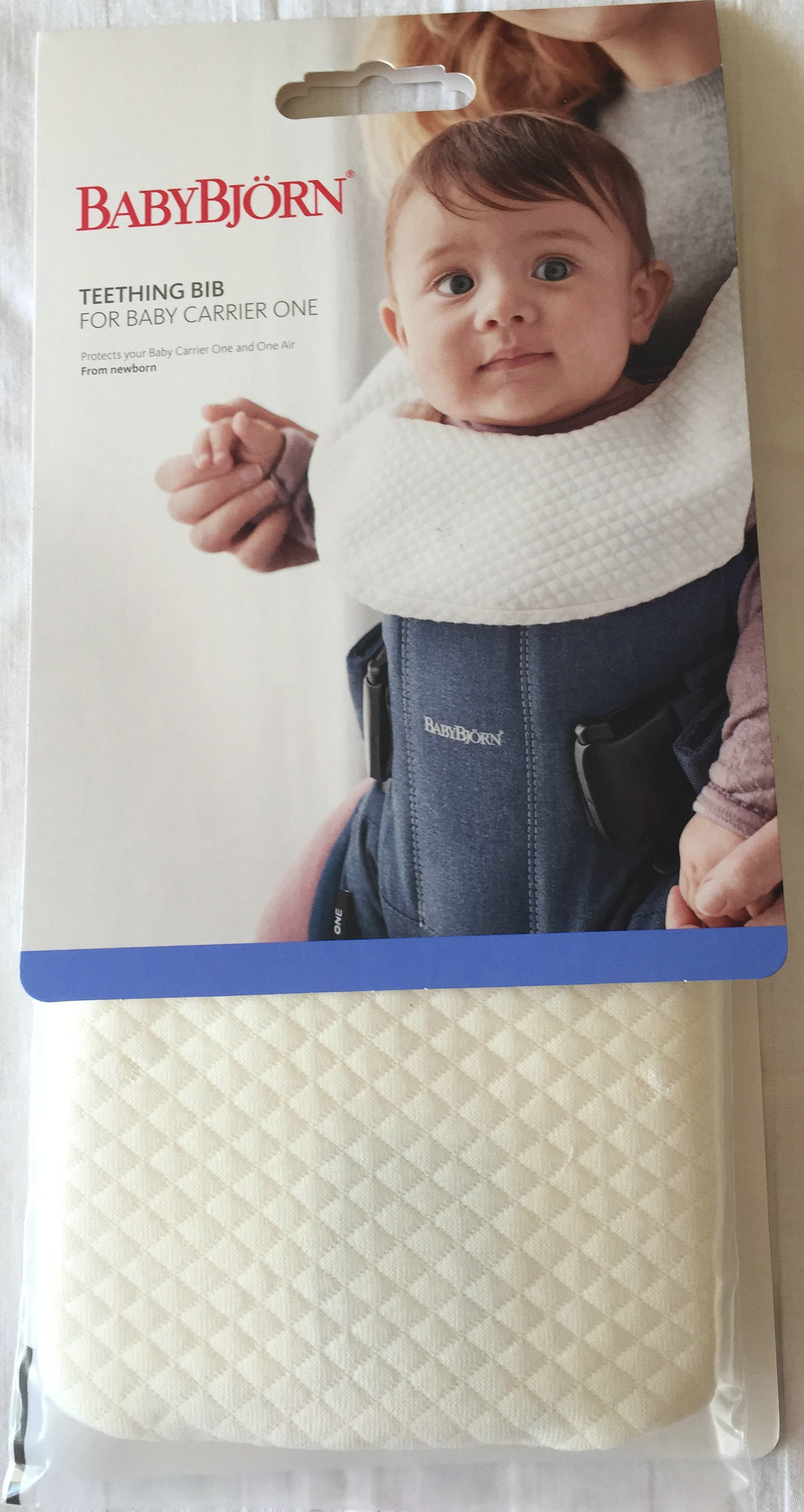 欧行现货 babybjorn one air teething bid吮吸巾婴儿背带口水巾