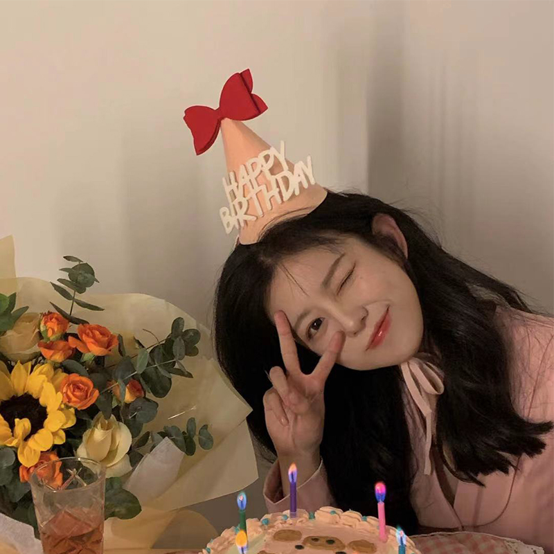 儿童生日帽ins网红女宝公主女童女孩女生成人款派对发夹头饰道具