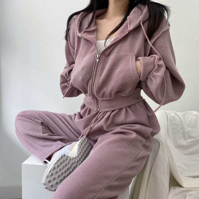 现货 韩国 鬼马系少女 运动套装