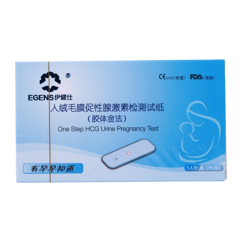 伊健仕 人绒毛膜促性腺激素检测试纸 1人份(卡i型)