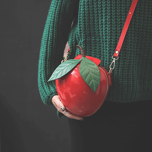 蘋果智能手錶愛馬仕版 女包包2020新款韓版時尚潮卡通小包冬季可愛蘋果單肩包個性斜挎包 蘋果包