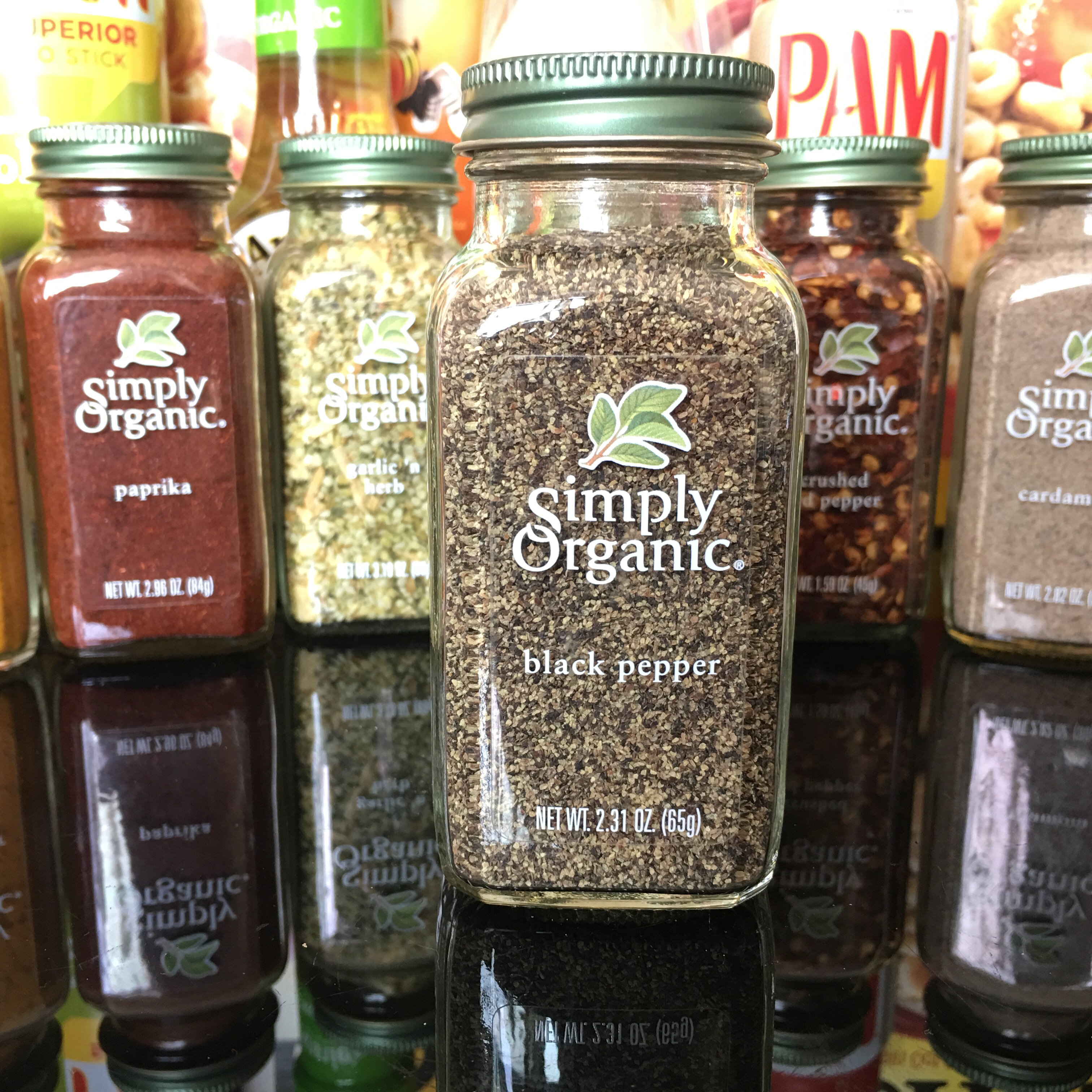 【美国】simply organic黑胡椒粉调味料65克调料