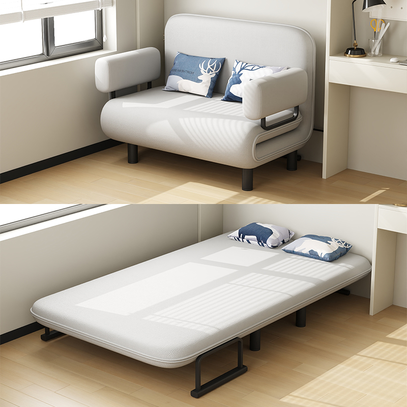 沙发床折叠两用单人客厅多功能床小户