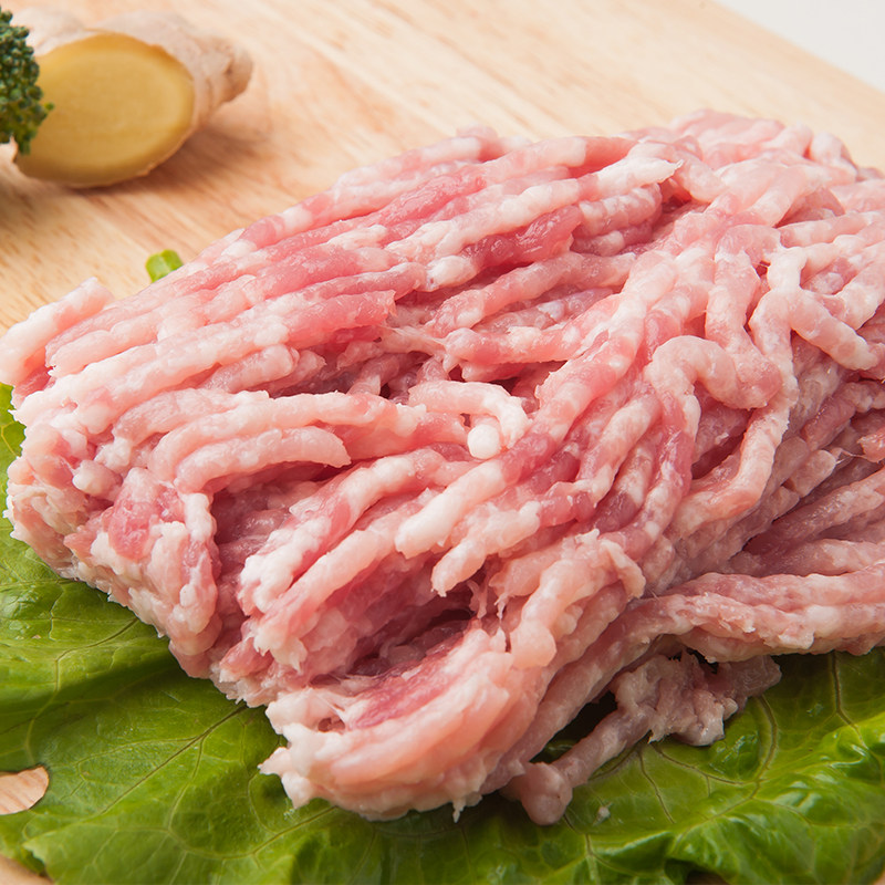 爱森 冷鲜猪肉夹心肉糜  肉馅 450克/盒