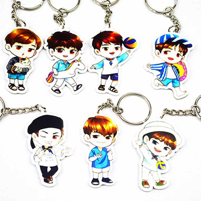 BTS 防弹少年团 可爱人立款Q版新款钥匙扣 手机挂件 手机链|msdalam kategori bekalan perayaan/hadiah, Hadiah kreatif, rantai kunci - dari Buy2taobao.com untuk memberikan perkhidmatan ejen Taobao profesional membeli