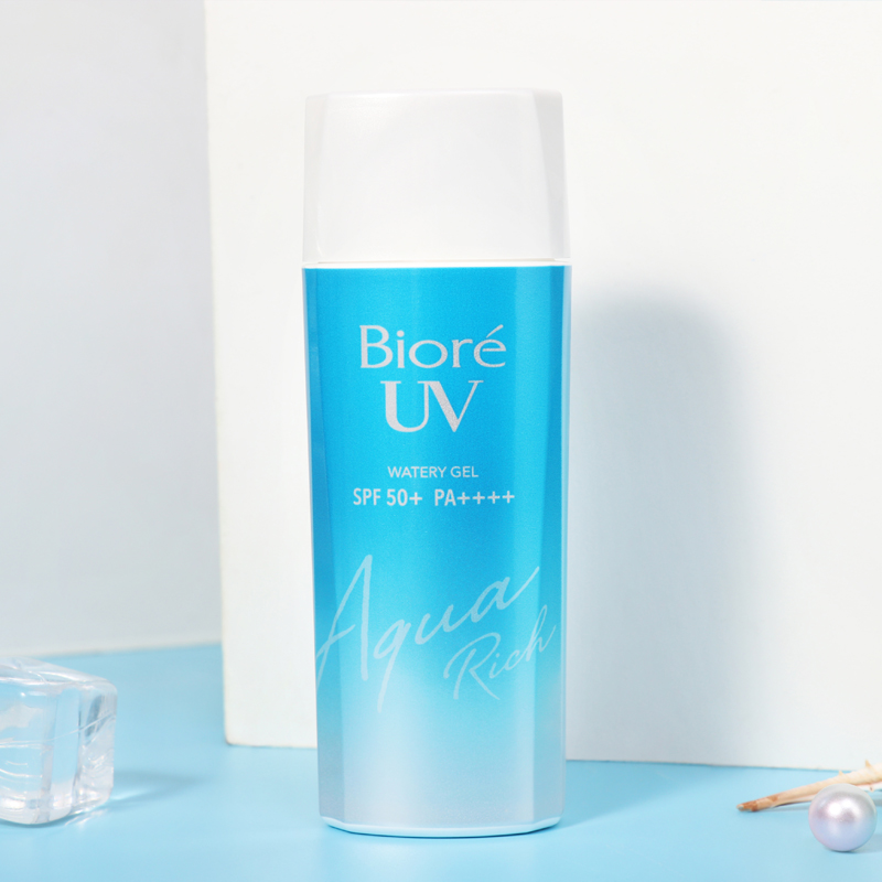 瓶防晒霜spf50_日本biore碧柔防晒霜男女面部学生补水保湿防紫外线