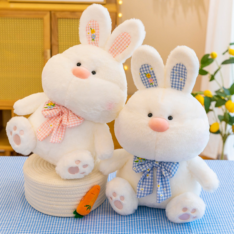 网红可爱小兔子布偶毛绒布娃娃公仔玩具抱枕睡觉玩偶白兔礼物女生