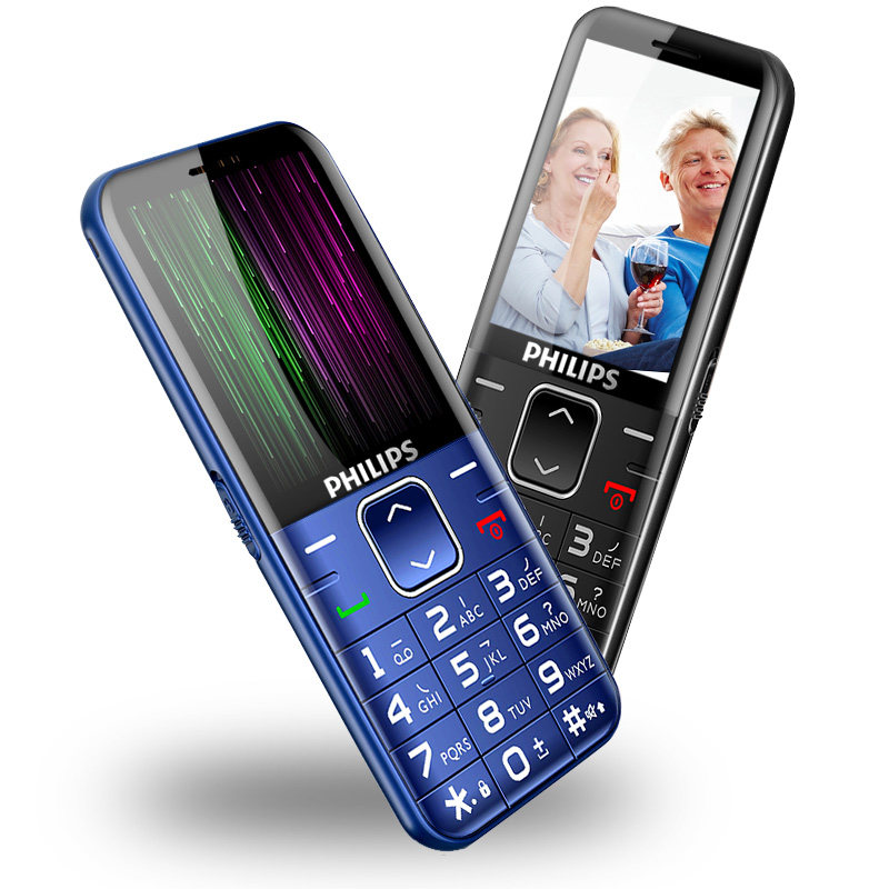 philips/飞利浦 e186a 直板按键备用老人机大字大声大屏超长待机老年