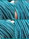 天然原矿绿松石2 3 4 6mm小米珠散圆珠女款多圈手串手项链小尺寸