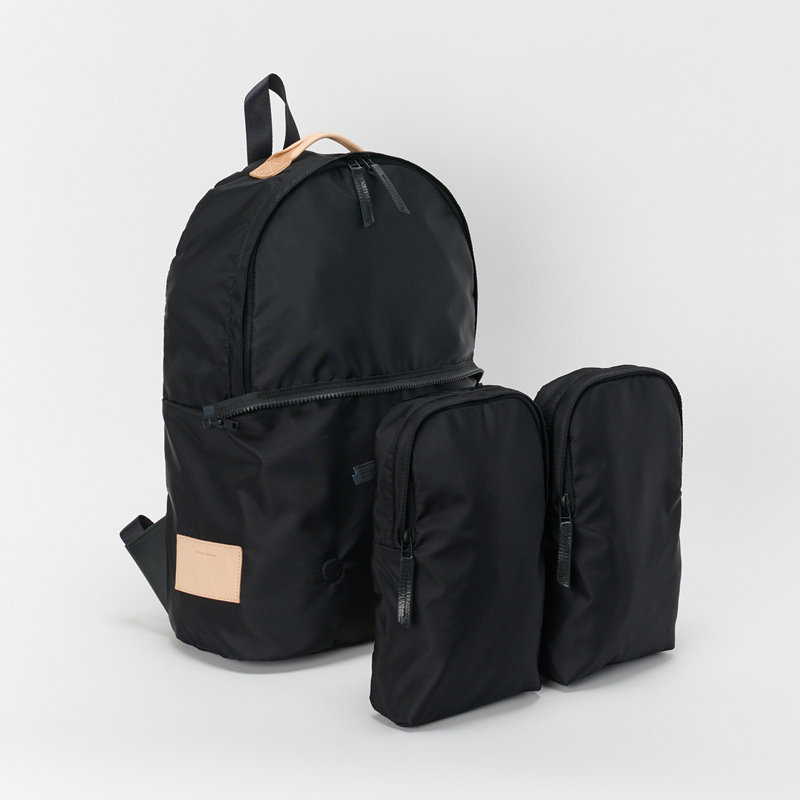 hender scheme double pocket pack 日本制 可拆卸机能双肩包背包