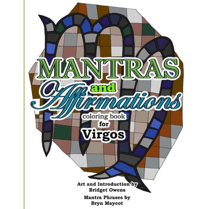 【4周达】Mantras and Affirmations Coloring Book for Virgos [9781387970056]