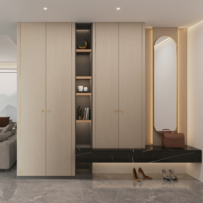 百得胜衣柜定制现代卧室整体推拉移门衣柜小户型全屋家具定做