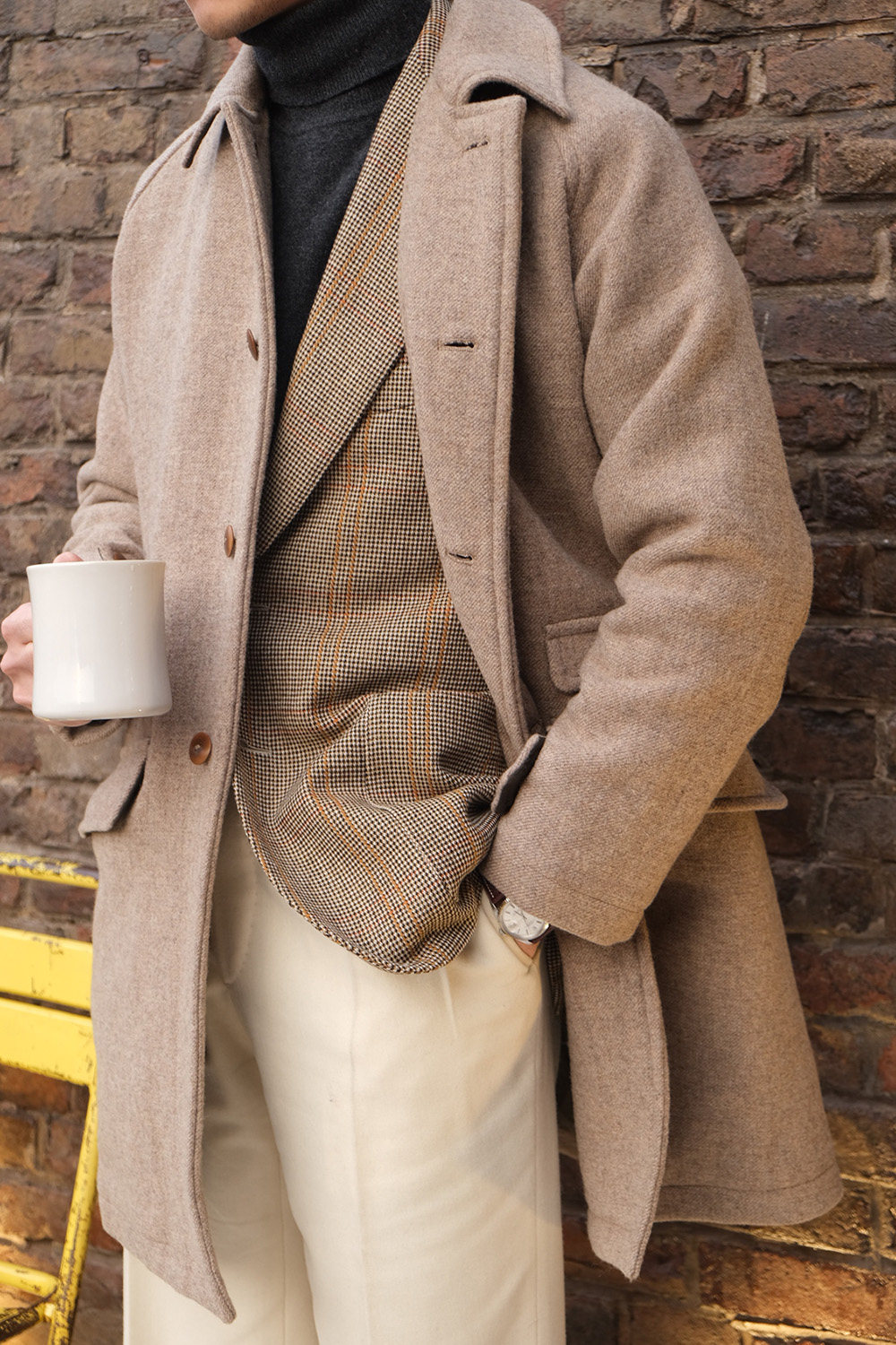 巴尔马肯毛呢大衣