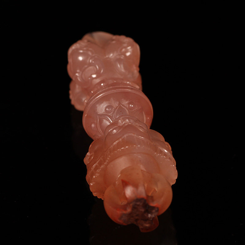 30.86g【金刚杵】南红金刚杵佛门法器 南红挂件