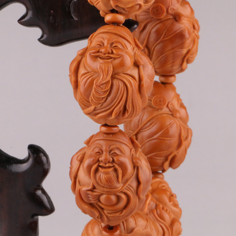 2.2cm【荷叶财神】大师王伟东作品