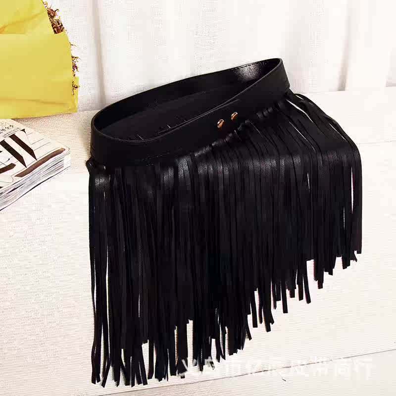 Fashion Women Faux Leather Waist Belt Wrap Tassel Skirt Belt|msdalam kategori Butik wanita / wanita, skirt - dari Buy2taobao.com untuk memberikan perkhidmatan ejen Taobao profesional membeli