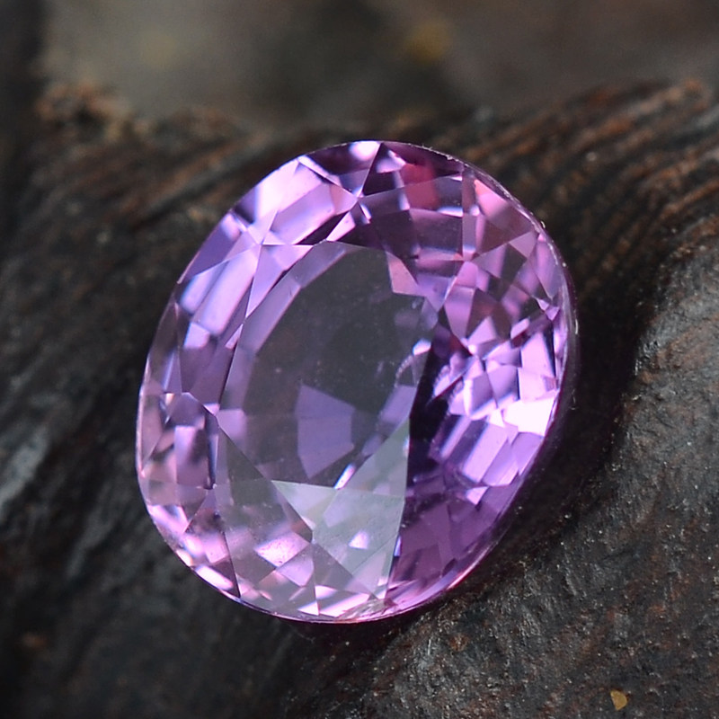 【圣诞有好礼】精品无烧2.05克拉紫粉色蓝宝石火彩超闪国际证书